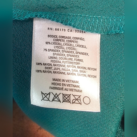 Anthropologie Maeve Cameron Striped Asymmetrical Green Striped Dress Large NEW - Picture 7 of 10